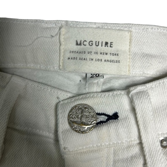 McGuire LA Distressed Mid Rise Straight Leg Jeans Sz 26 - Picture 6 of 16